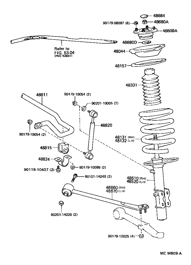 48131-17470 SPRING, FRONT COIL, RH product image