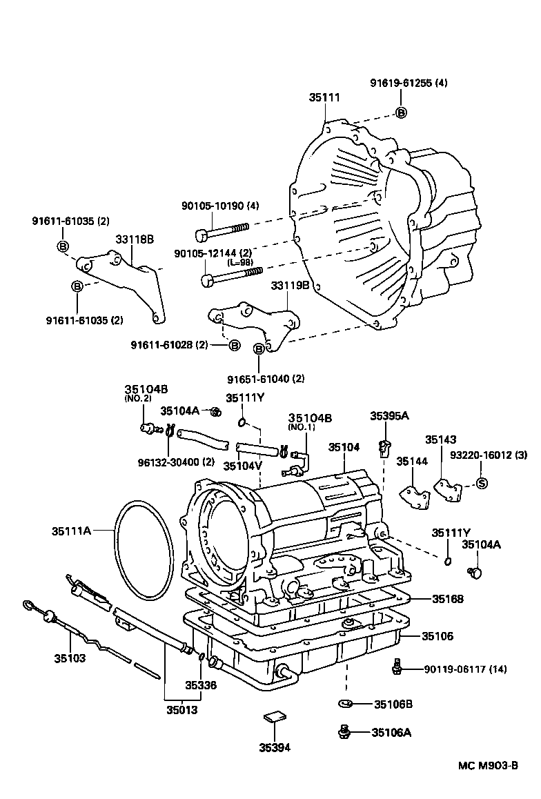 35111-28030 HOUSING, AUTOMATIC TRANSMISSION product image