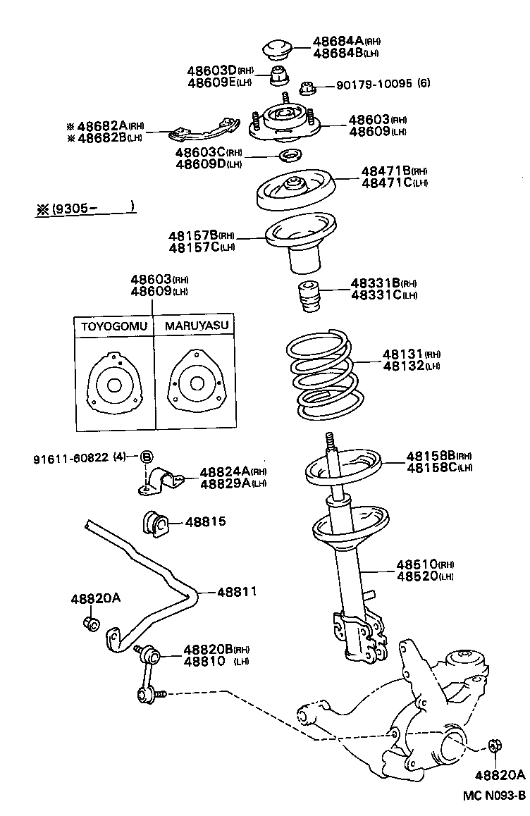 48131-2P320 SPRING, FRONT COIL, RH product image
