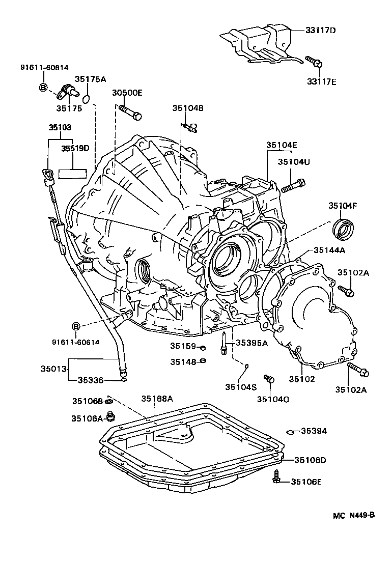 35103-02030 GAGE SUB-ASSY, TRANSMISSION OIL LEVEL product image