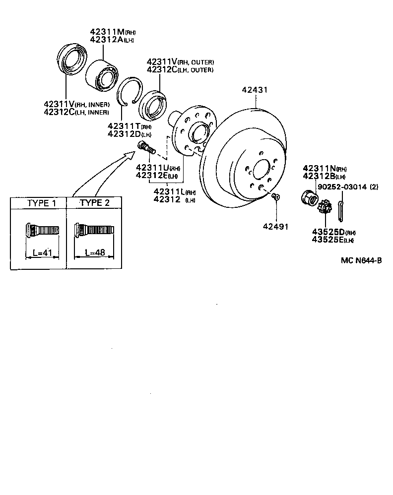 42340-32080 SHAFT ASSY, REAR DRIVE product image