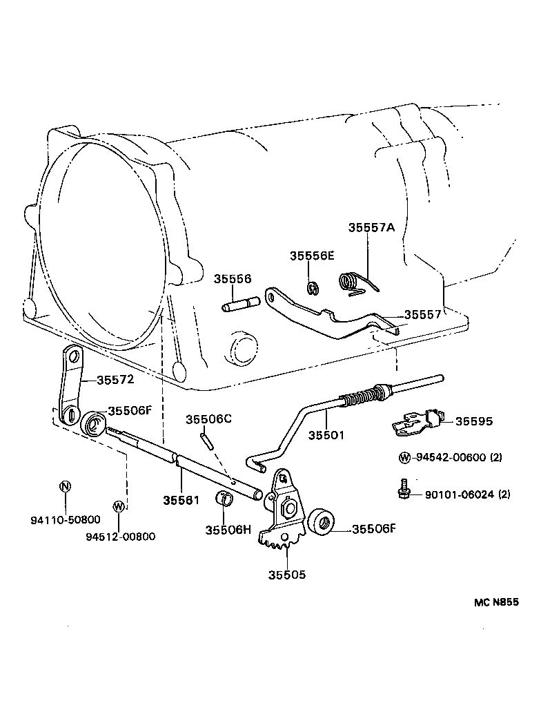 35520-30170 CABLE ASSY, THROTTLE product image