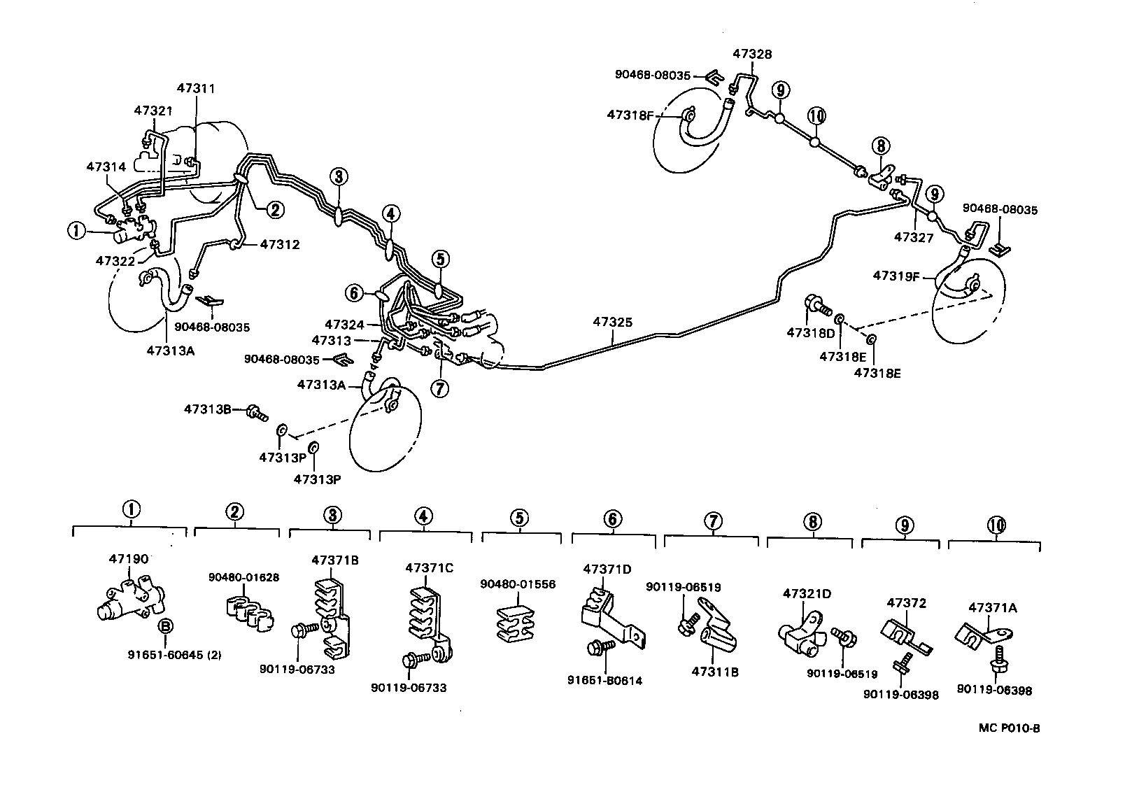 44510-22090 ACTUATOR ASSY, BRAKE product image
