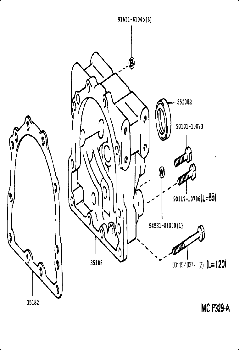 35181-36040 HOUSING SUB-ASSY, EXTENSION (ATM) product image