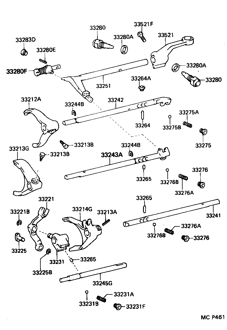 90080-33008 SEAT, SHIFT DETENT BALL SPRING, NO.1 product image