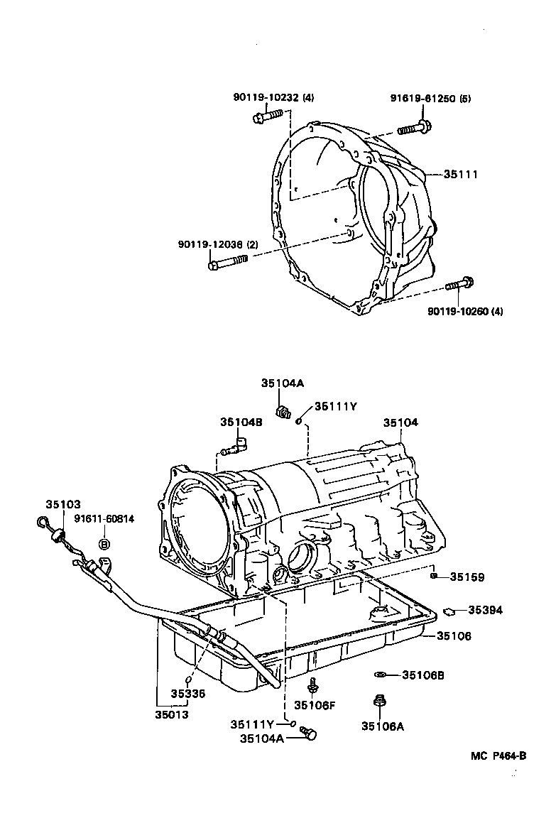 35111-30140 HOUSING, AUTOMATIC TRANSMISSION product image