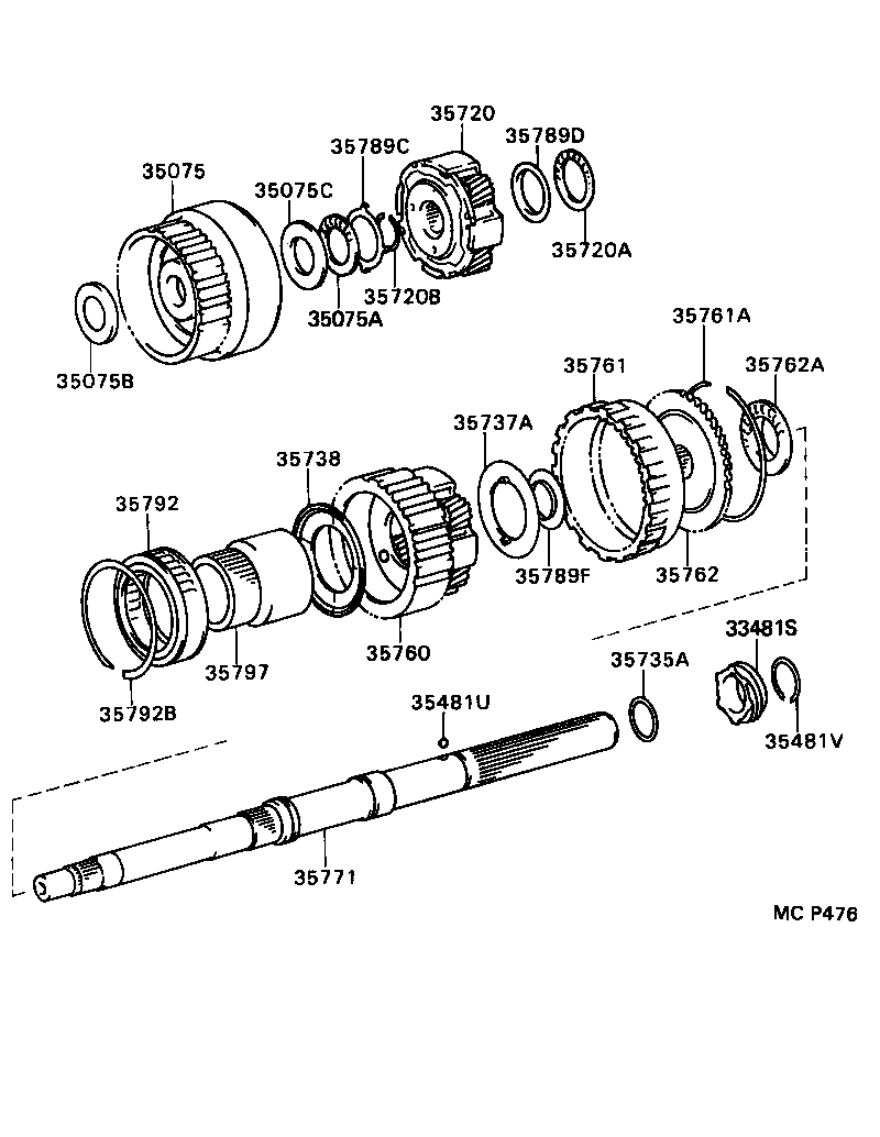 90179-22018 NUT (FOR ATM FRANGE YOKE) product image