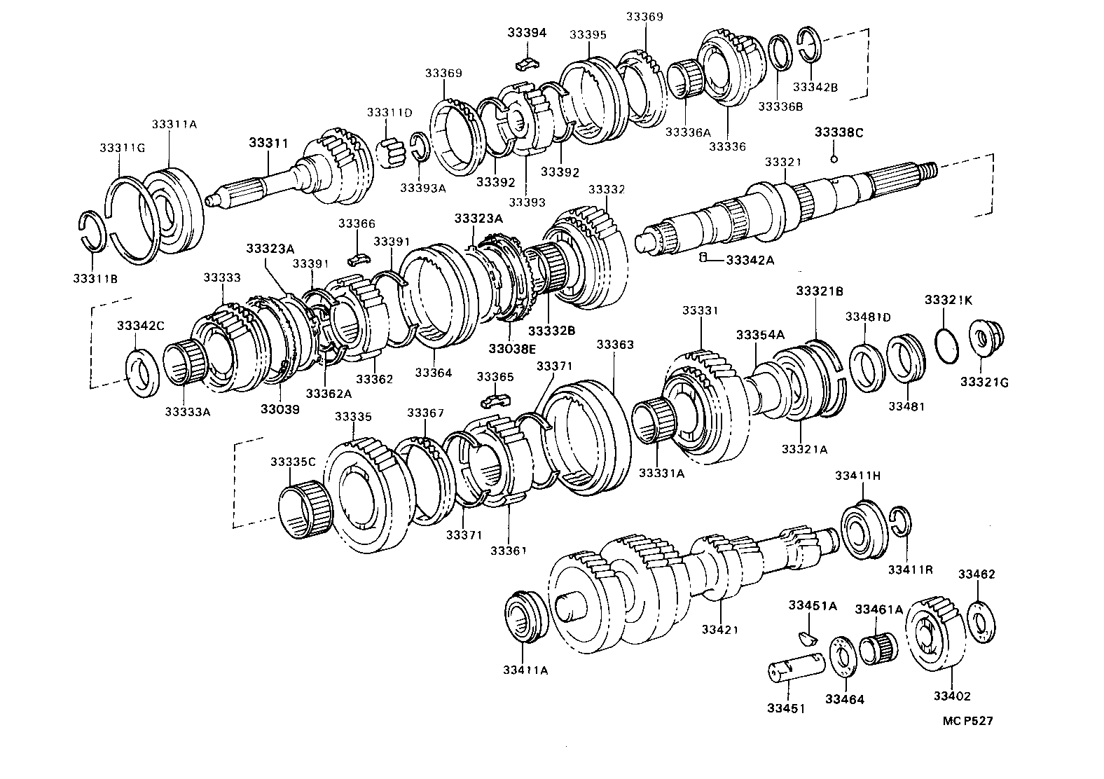 33036-36050 GEAR, 5TH product image