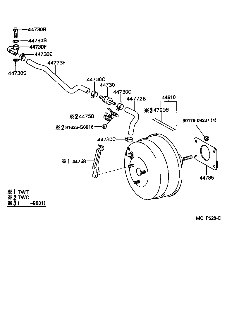 44610-14880 BOOSTER ASSY, BRAKE product image