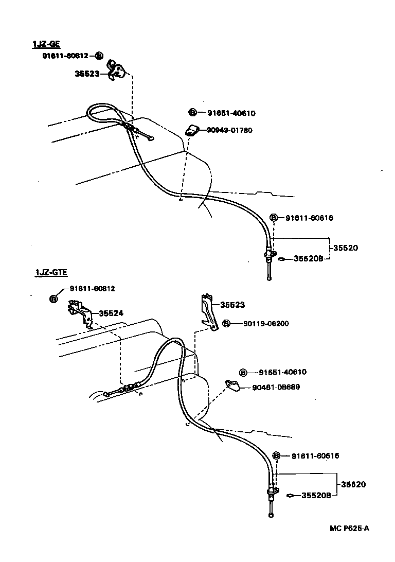 35520-30170 CABLE ASSY, THROTTLE product image