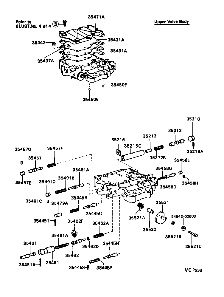 35405-20010 PISTON, C-2 ACCUMULATOR product image