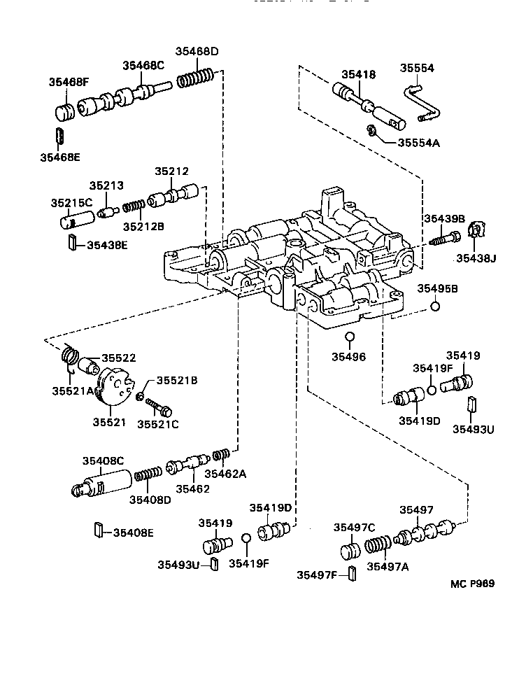 35405-20010 PISTON, C-2 ACCUMULATOR product image