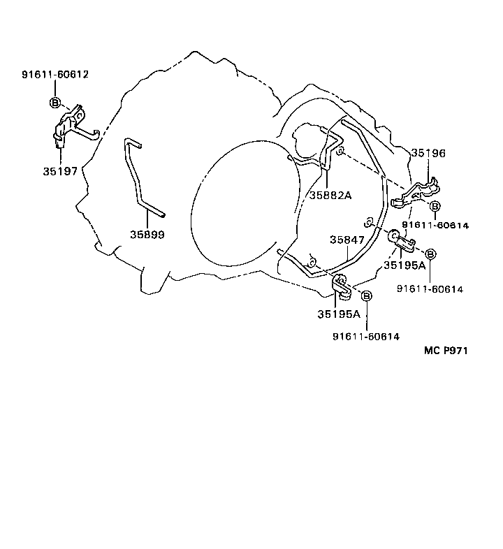 35405-20010 PISTON, C-2 ACCUMULATOR product image