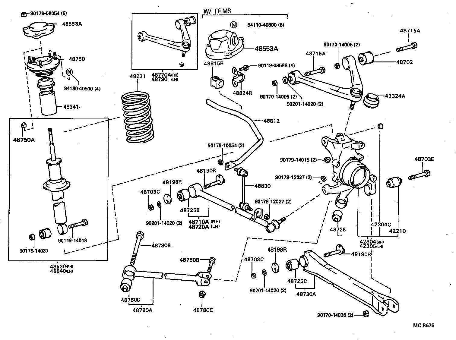 48231-1B010 SPRING, COIL, REAR product image