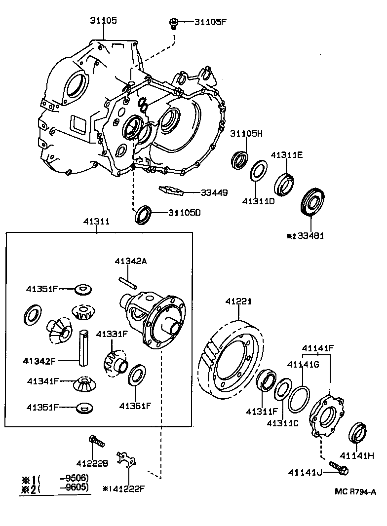 31116-32010 COVER, TRANSAXLE CASE product image