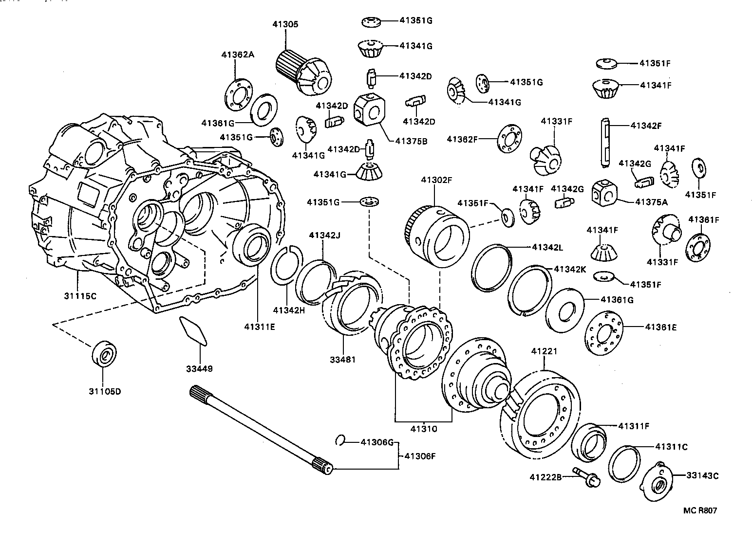 31116-32010 COVER, TRANSAXLE CASE product image