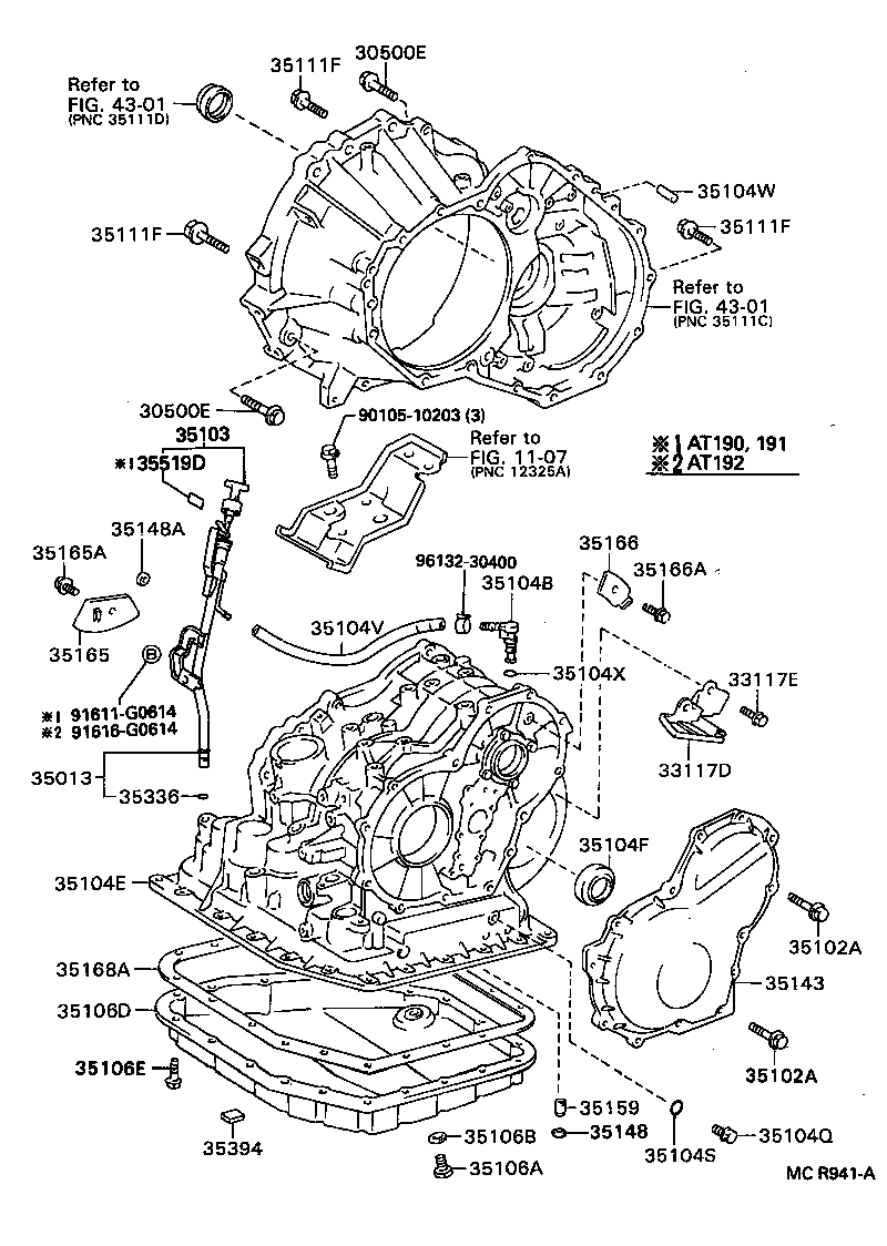 35104-32063 CASE SUB-ASSY, AUTOMATIC TRANSAXLE product image