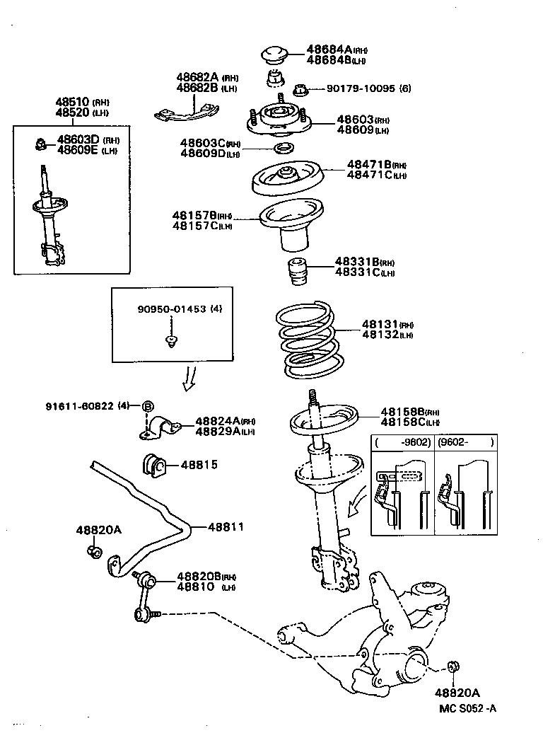 48131-2M800 SPRING, FRONT COIL, RH product image