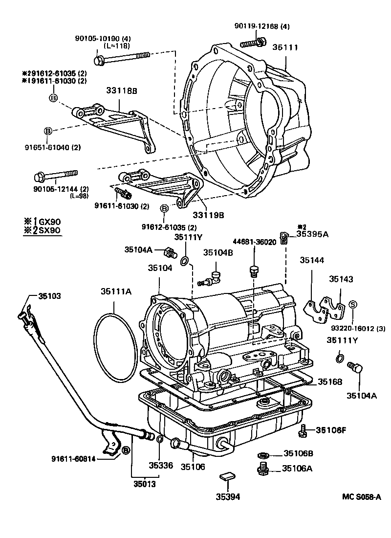 35013-22390 TUBE SUB-ASSY, TRANSMISSION OIL FILLER product image