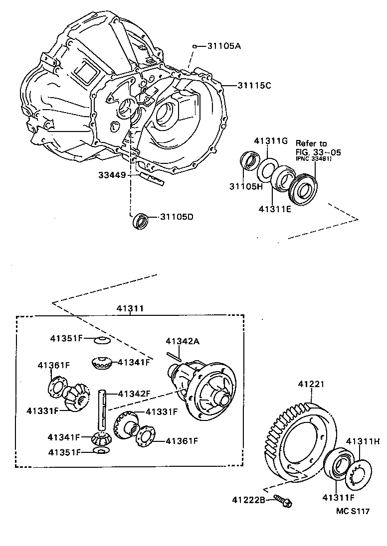 41206-12010 PINION, DIFFERENTIAL DRIVE product image
