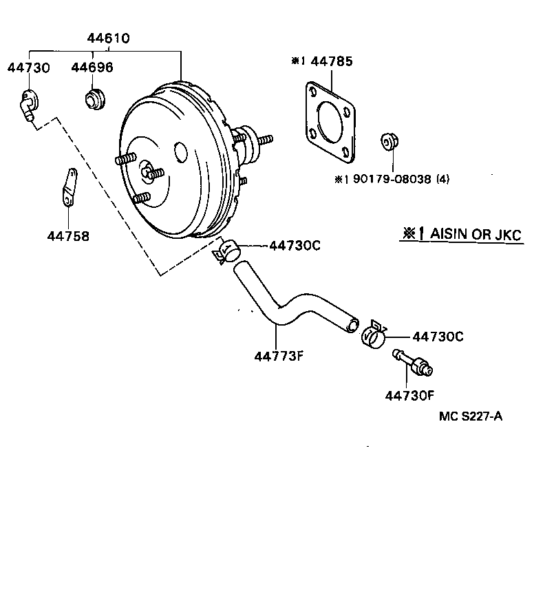 44610-2D340 BOOSTER ASSY, BRAKE product image