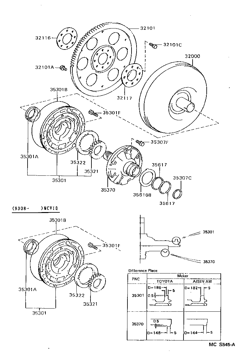 90301-99079 RING, O (FOR FRONT OIL PUMP BODY) product image