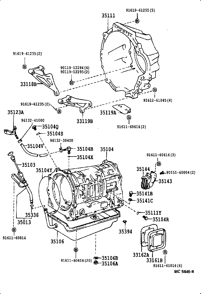 35123-37010 SKIRT, TRANSMISSION BREATHER product image