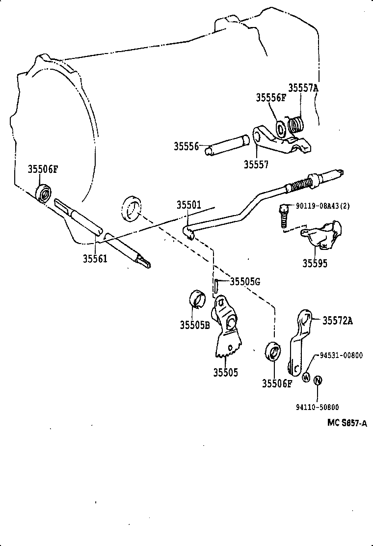 35520-37030 CABLE ASSY, THROTTLE product image