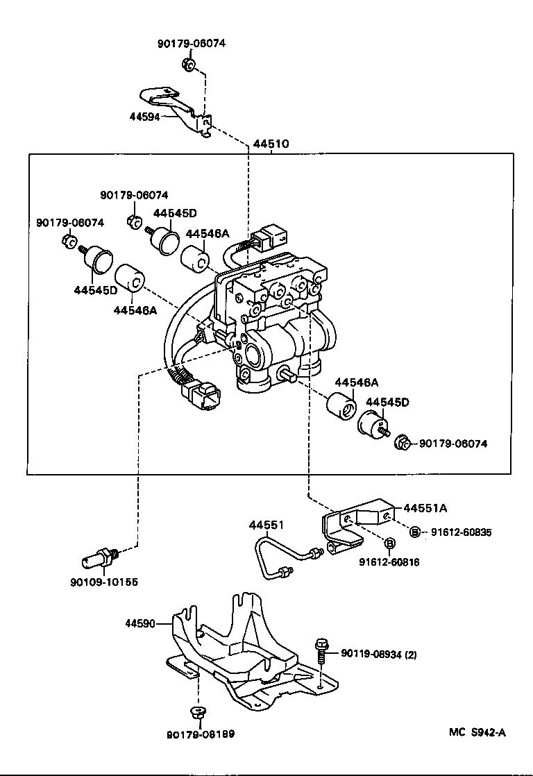 47150-12130 VALVE ASSY, PROPORTIONING product image