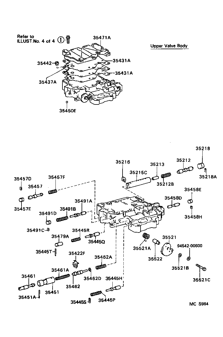 35205-12010 SPRING SUB-ASSY, B-2 ACCUMULATOR product image