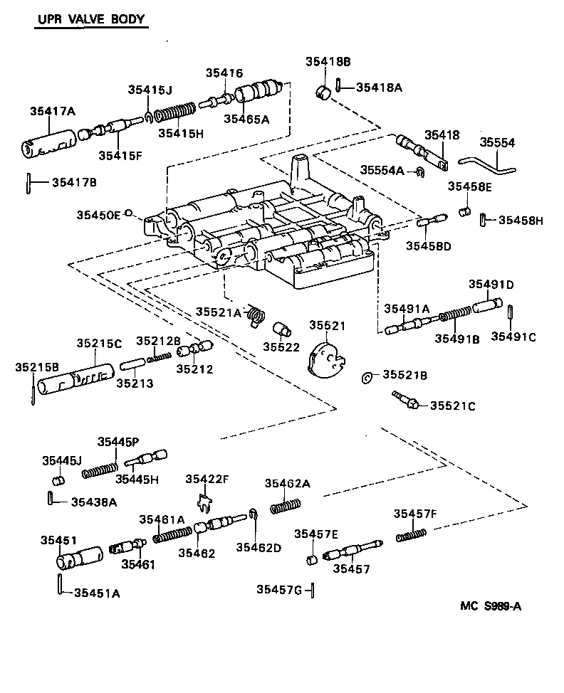 35205-12010 SPRING SUB-ASSY, B-2 ACCUMULATOR product image