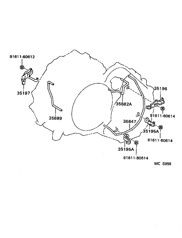 35205-12010 SPRING SUB-ASSY, B-2 ACCUMULATOR product image