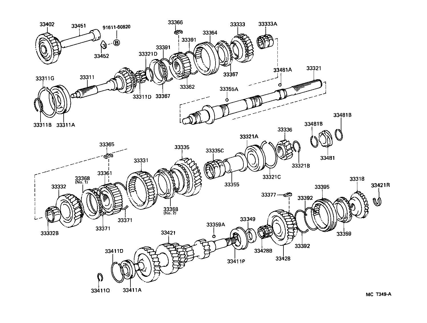 33336-0W010 GEAR, 5TH product image