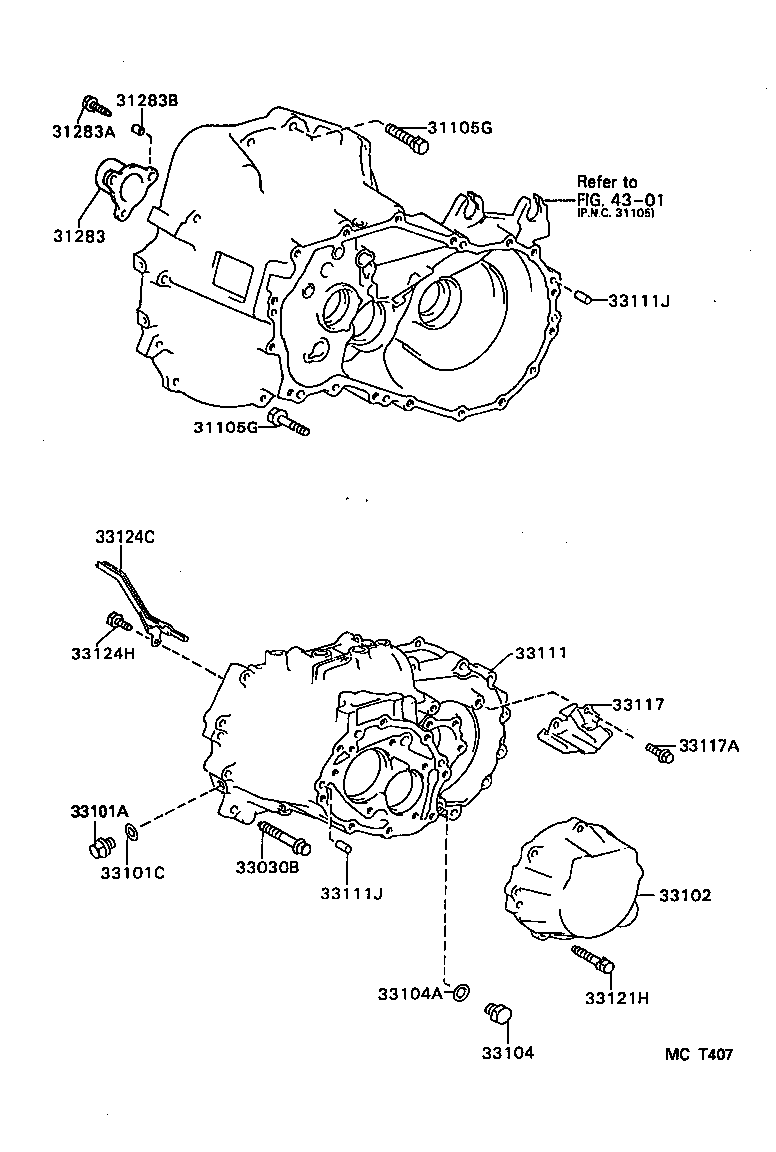 33101-28041 CASE, MANUAL TRANSMISSION product image