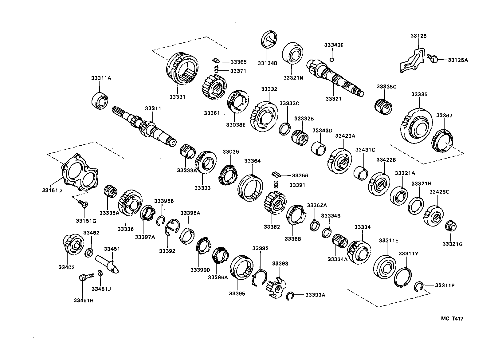 33034-28030 GEAR, 3RD product image