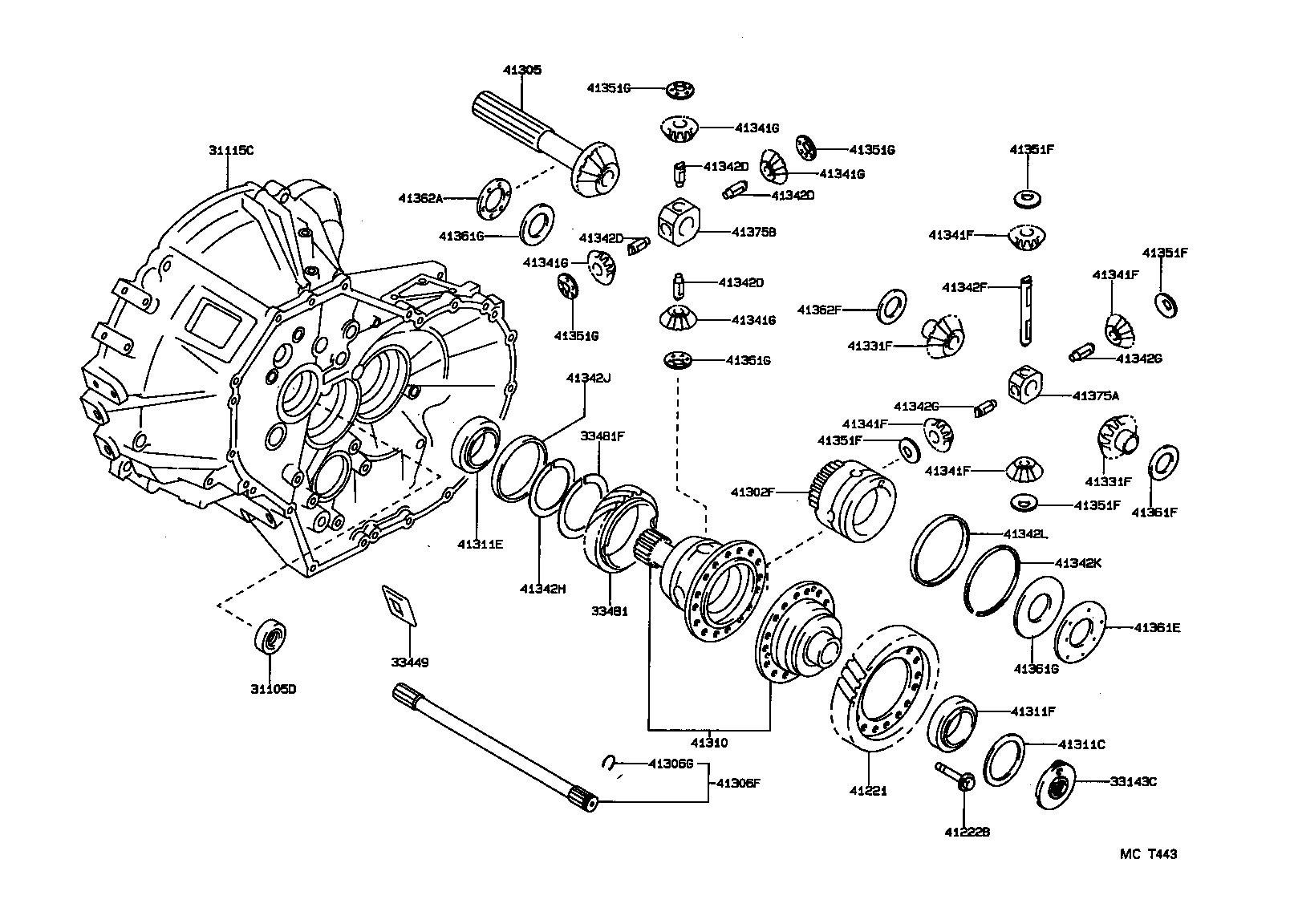 33481-20150 GEAR, SPEEDOMETER DRIVE (MTM) product image