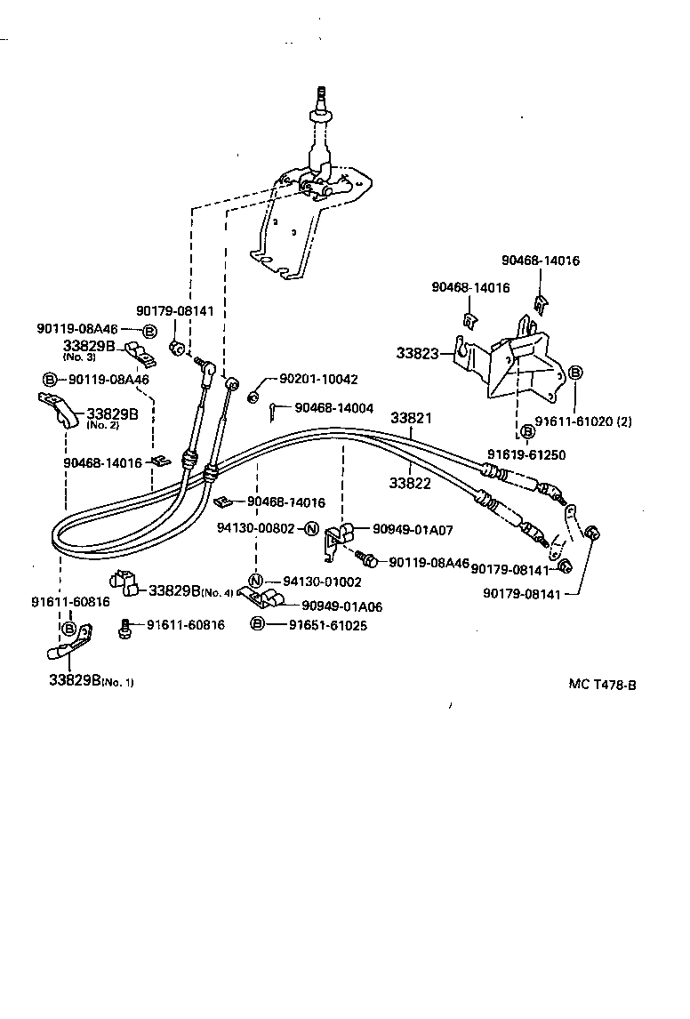 33506-37010 RETAINER SUB-ASSY, CONTROL SHIFT LEVER (FOR FLOOR SHIFT) product image