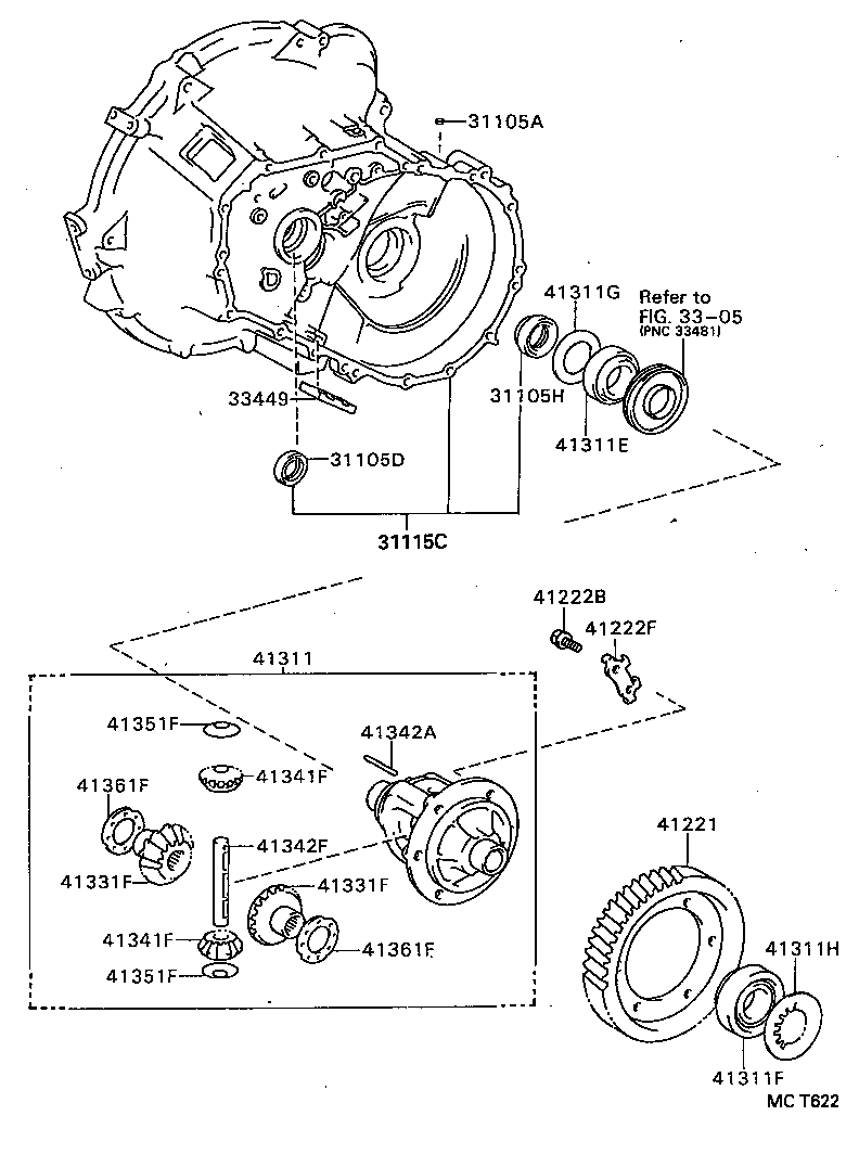 90316-33001 SEAL, OIL (FOR FRONT DIFFERENTIAL CASE) product image