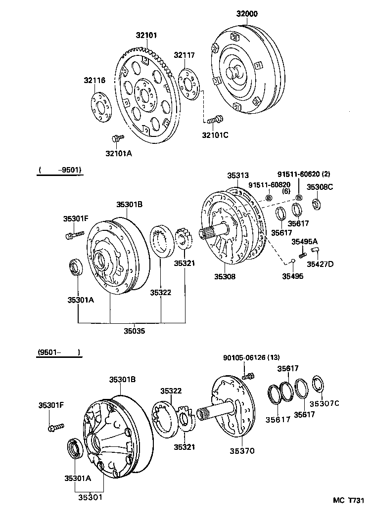 35308-60020 COVER SUB-ASSY, FRONT OIL PUMP product image