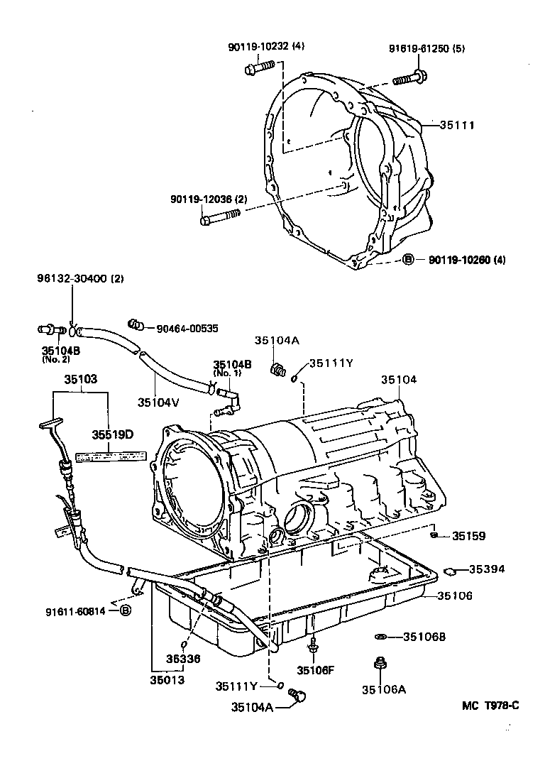 35103-30401 GAGE SUB-ASSY, TRANSMISSION OIL LEVEL product image