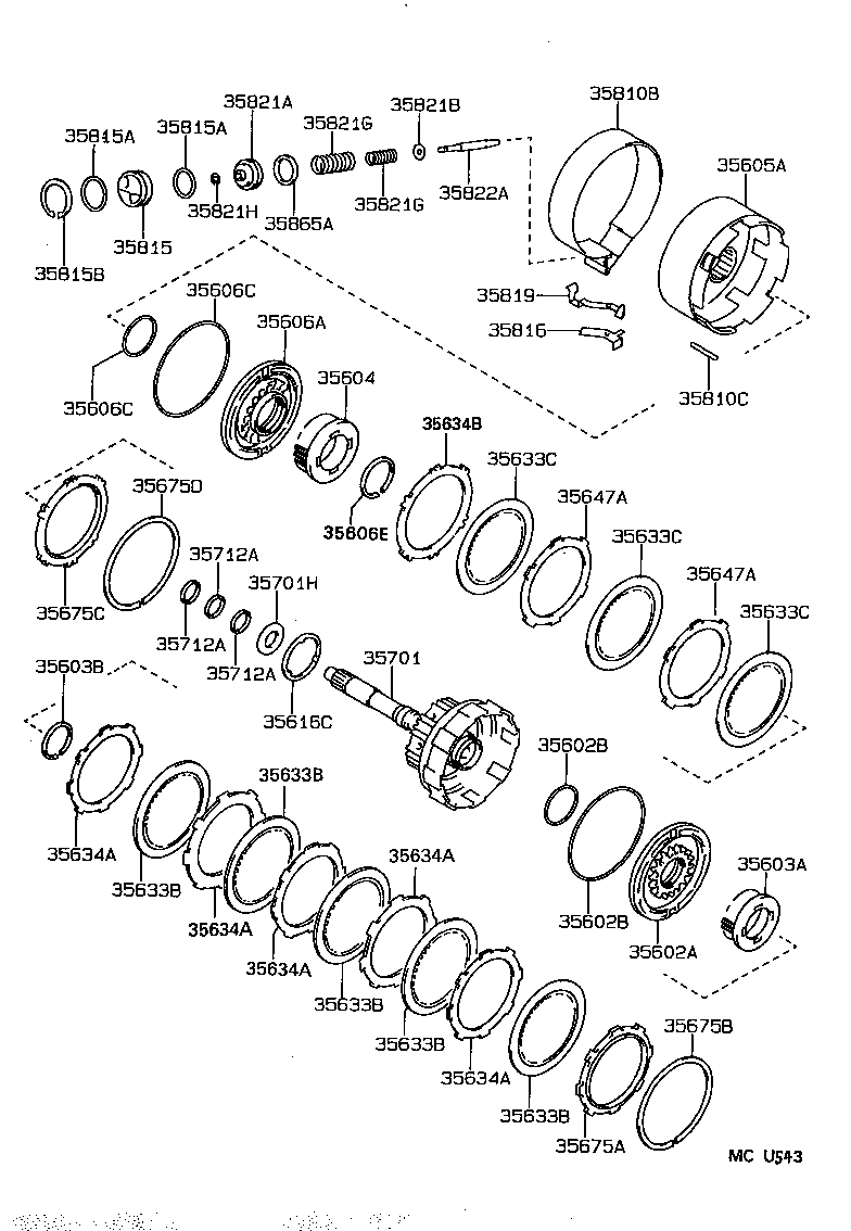 35789-33010 RACE, THRUST BEARING (FOR INPUT SHAFT REAR) product image