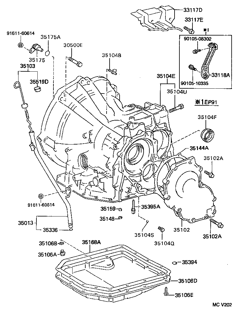 35013-10170 TUBE SUB-ASSY, TRANSMISSION OIL FILLER product image