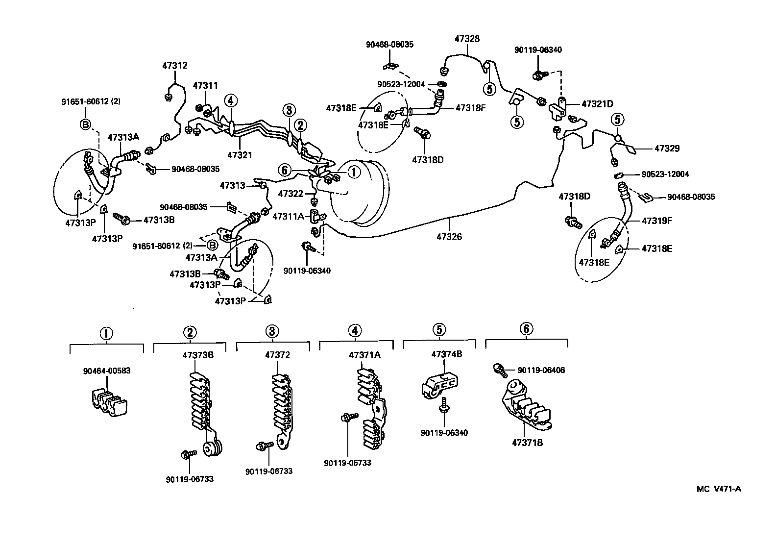44510-14100 ACTUATOR ASSY, BRAKE product image