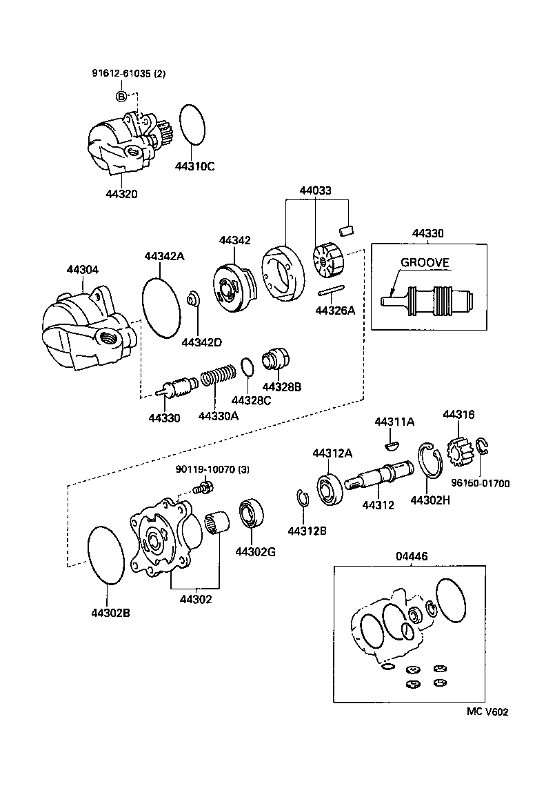 44330-36070 VALVE ASSY, FLOW CONTROL product image