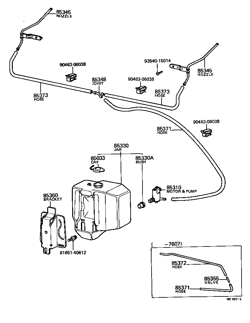 85330-12072 JAR ASSY, WINDSHIELD WASHER product image