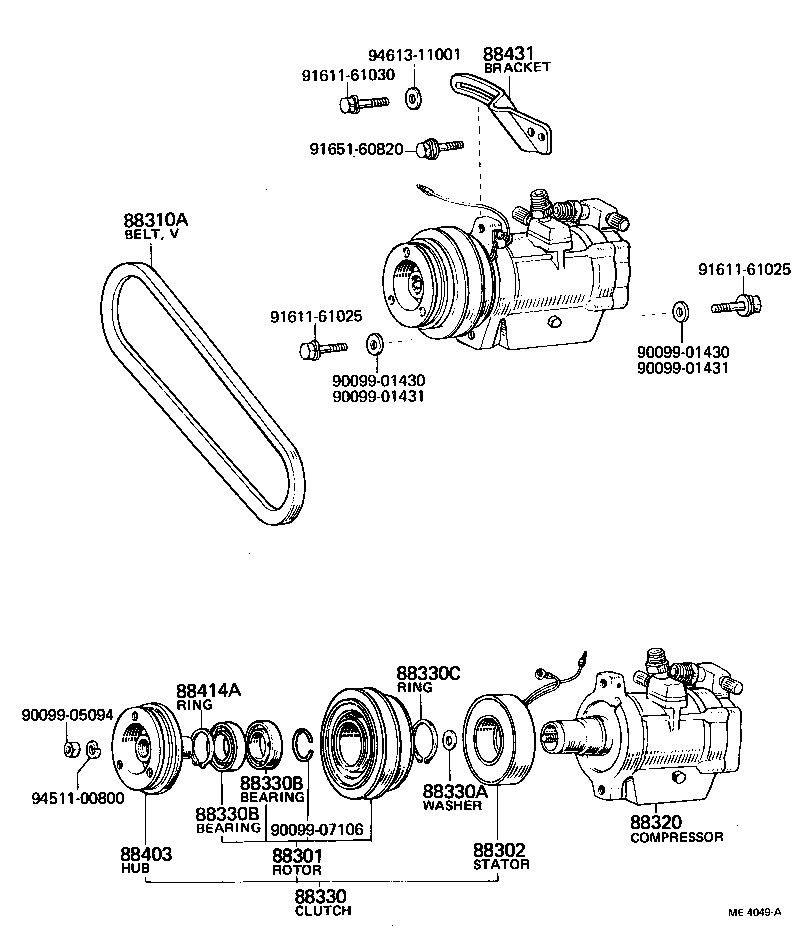 88320-60060 COMPRESSOR ASSY, COOLER product image