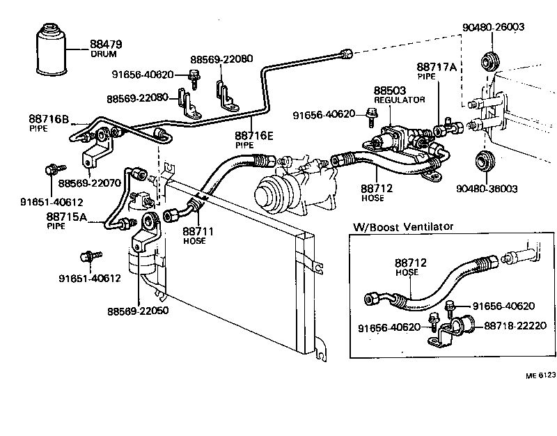 88471-22010 TANK, RECEIVER AIR CONDITIONER product image