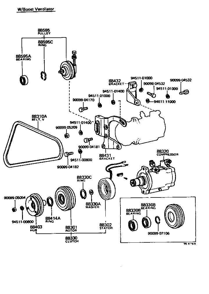 88320-30260 COMPRESSOR ASSY, COOLER product image