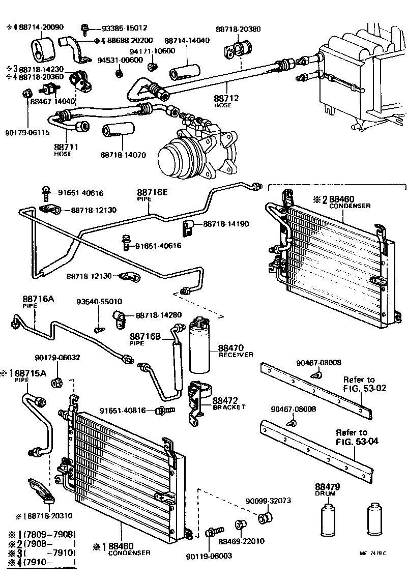 88460-20101 CONDENSER ASSY, COOLER product image