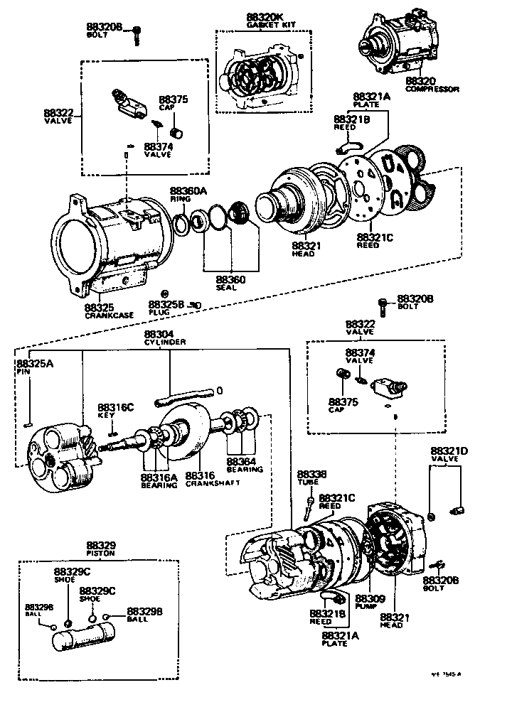 88320-30260 COMPRESSOR ASSY, COOLER product image